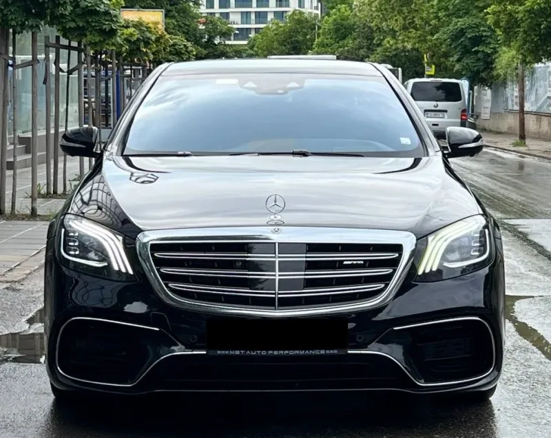 Mercedes-Benz S 560 Long 4Matic =63 AMG Tuning= Magic Sky, Night View Image 3