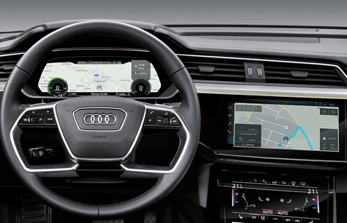 Cabina del Audi e-tron
