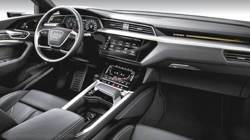 Interior del Audi e-tron